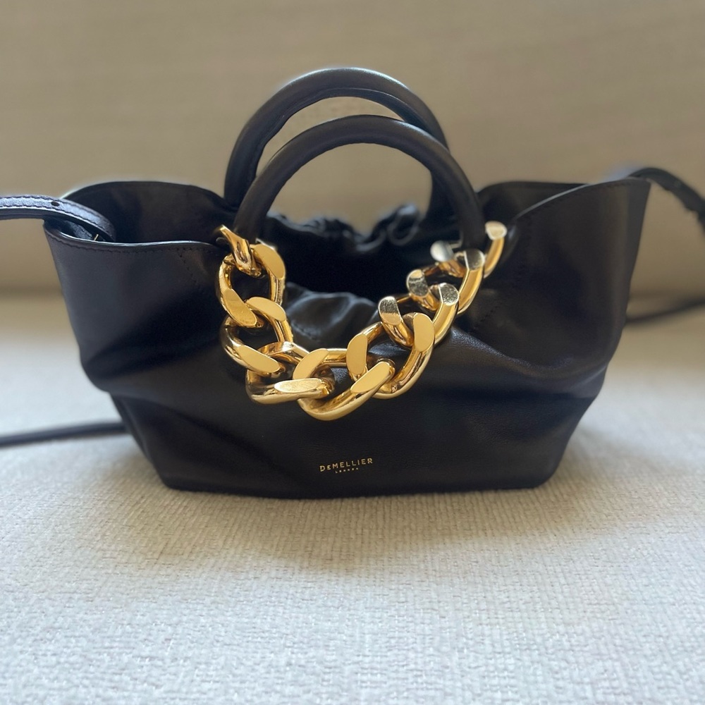 NEW DeMellier Mini Los Angeles Leather Tote Espresso